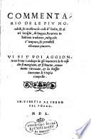 Commentario de le piu notabili, & mostruose cose d'Italia, & altri luoghi, di lingua aramea in italiana tradotto, nelquale [!] s'impara, & prendesi estremo piacere. Vi si è poi aggionto vn breue catalogo de gli inuentori de le cose che si mangiano, & si beueno, nuouamente ritrouato, & da messer Anonymo di Vtopia composto[Ortensio Lando]