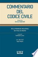 Commentario del Codice Civile diretto da Enrico Gabrielli