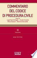 Commentario del Codice di procedura civile. III. Tomo primo - artt. 163-274 bis