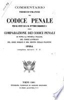 Commentario teorico-pratico del Codice penale per gli Stati di S. M. Vittorio Emanuele 2