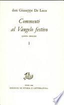 Commenti al Vangelo festivo