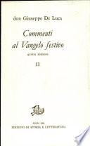 Commenti al Vangelo festivo, vol. II