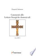 Commenti alle letture liturgiche domenicali