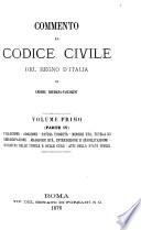 Commento al codice civile del Regno d'Italia