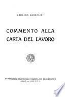 Commento alla Carta del lavoro
