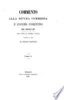 Commento alla Divina Commedia d'anonimo Fiorentino del secolo XIV