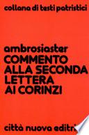 Commento alla seconda lettera ai Corinzi
