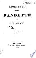 Commento alle pandette