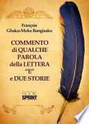 Commento di qualche parola della lettera E e due storie