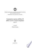 Commento storico al libro II delle Guerre civili di Appiano