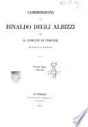 Commissioni di Rinaldo Degli Albizzi per il Comune di Firenze dal 1399 - 1433