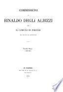 Commissioni di Rinaldo degli Albizzi per il comune di Firenze dal MCCCXCIX al MCCCCXXXIII.: 1426-1433