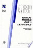Communautarisme contre libéralisme