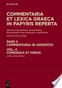 Comoedia et mimus