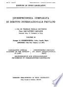 Comparative judicial decisions on the conflict of laws