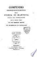 Compendio cronologico-critico della storia di Mantova dalla sua fondazione sino a nostri tempi