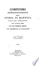 Compendio cronologico-critico della storia di Mantova dalla sua fondazione sino ai nostri tempi