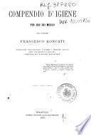 Compendio d'igiene per uso dei medici