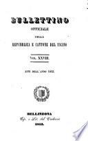 Compendio del bullettino officiale del cantone ticino