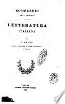 Compendio dell'istoria della letteratura italiana di F. Salvi