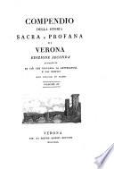 Compendio Della Sstoria Sacra E Profana Di Verona