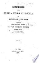 Compendio della storia della filosofia
