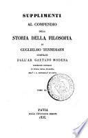 Compendio della storia della filosofia
