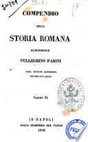 Compendio della storia romana di Pellegrino Farini