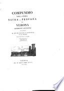 Compendio della storia sacra e profana di Verona [by G. Venturi].
