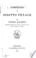 Compendio di diritto penale