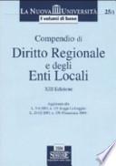 Compendio di diritto regionale e degli enti locali