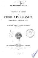 Compendio di lezioni di chimica inorganica farmaceutica e tossicologica