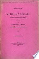 Compendio di medicina legale secondo la legislazione italiana