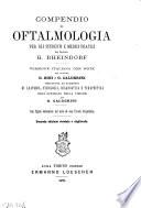 Compendio di oftalmologia per gli studenti e medici pratici