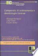 Compendio di ordinamento e deontologia forense