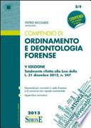 Compendio di ordinamento e deontologia forense