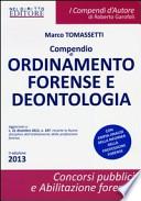 Compendio di ordinamento forense e deontologia