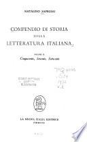 Compendio di storia della letteratura italiana: Cinquecento, Seicento, Settecento