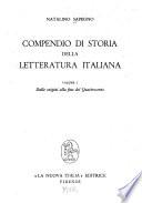 Compendio di storia della letteratura italiana