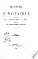 Compendio di storia universale ad uso della gioventù italiana compilato dall'Avv.to Girolamo Checcacci