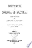 Compendio di zoologia ed anatomia comparata per Giovanni Canestrini