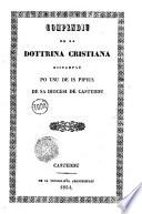 Compendiu de sa Dottrina Cristiana