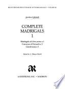 Complete madrigals