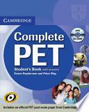 Complete PET Student's Book with Answers with CD-ROM