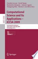 Computational Science and Its Applications –- ICCSA 2009