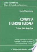 Comunità e Unione europea