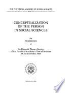 Conceptualization of the Person in Social Sciences