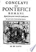 Conclavi de' pontefici romani