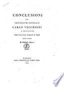 Conclusioni del procurator generale Carlo Vecchioni e decisione della Gran corte criminale di Napoli nella causa di Raffaele Sieyes
