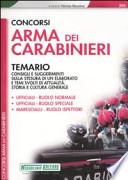 Concorsi Arma dei carabinieri. Temario